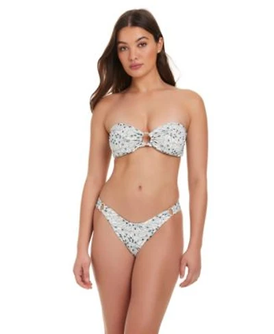 Red Carter All Eyes On Me O Ring Bandeau Scoop Bottoms