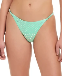 Red Carter Women's Heartbreaker Cheeky High-Leg Tie-Side Pull-On Bikini Bottom