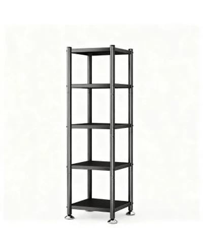 Yigii Metal Shelf Rack For Small Spaces Adjustable Durable Mobile