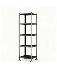 Yigii Metal Shelf Rack For Small Spaces Adjustable Durable Mobile
