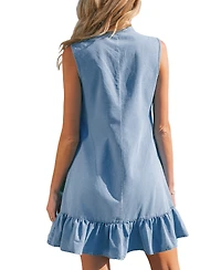 Cupshe Women's French Cafe Mini Beach Dress