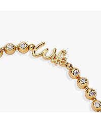 Alex and Ani Wife Elongated Crystal Stretch Bracelet