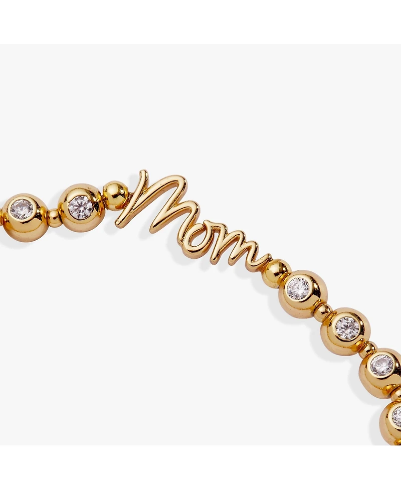 Alex and Ani Mom Elongated Crystal Stretch Bracelet