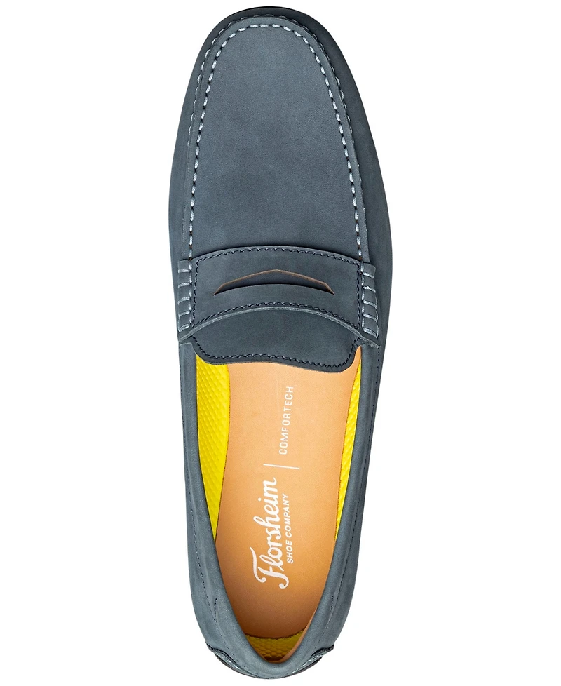 Florsheim Motor Smooth Moc-Toe Penny Driver Slip-On Shoes