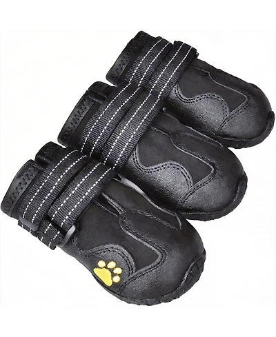 Dog Boots with Reflective Strips and Anti-slip Sole for Large Dogs