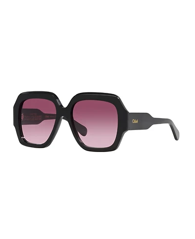 Chloe Women's Rectangle Sunglasses, CH0154S 6N000483