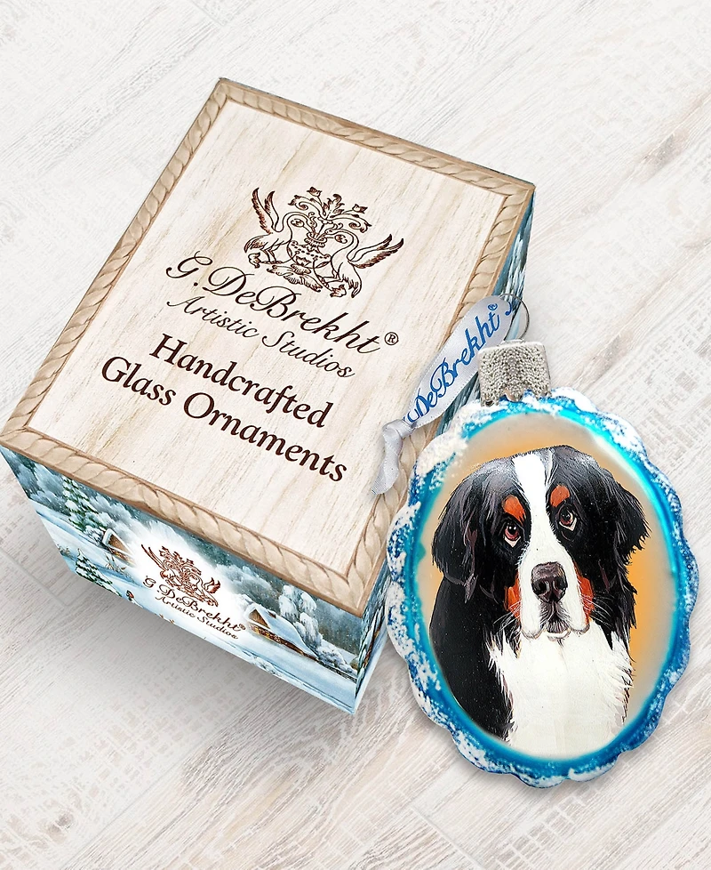 Designocracy Man's Best Friend Rescue Dog Mercury Holiday Ornament