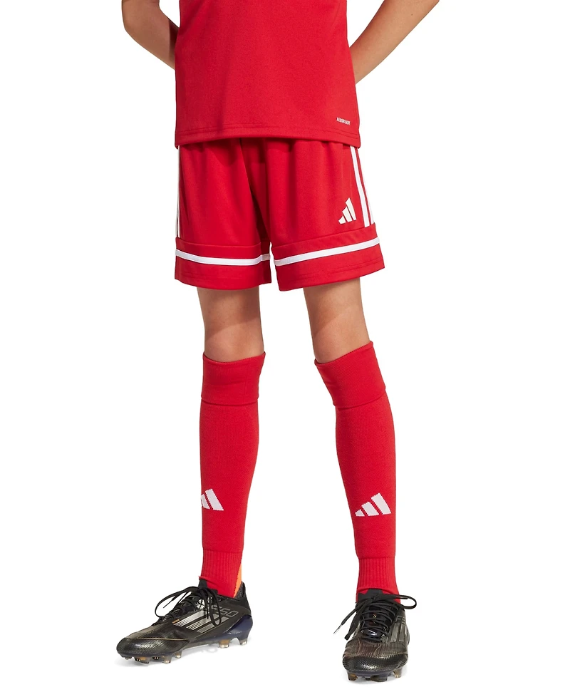 adidas Boys' and Girls' 6-20 Elastic Waist Shorts