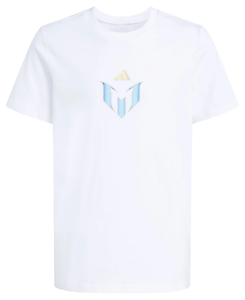 adidas Boys' 6-18 Messi Icon Graphic Soccer T-Shirt