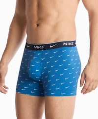Nike Mens 3-Pack Dri-fit Essential Cotton Stretch Trunks Underwear