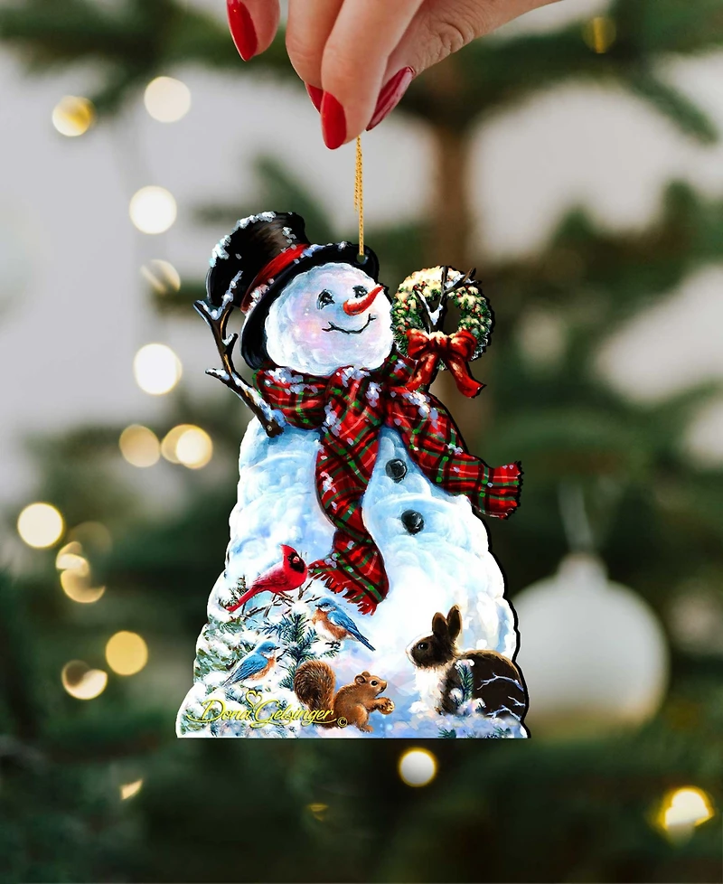 Designocracy by Dona Gelsinger an Old-Fashioned Christmas Ornament Drop, Set of 2