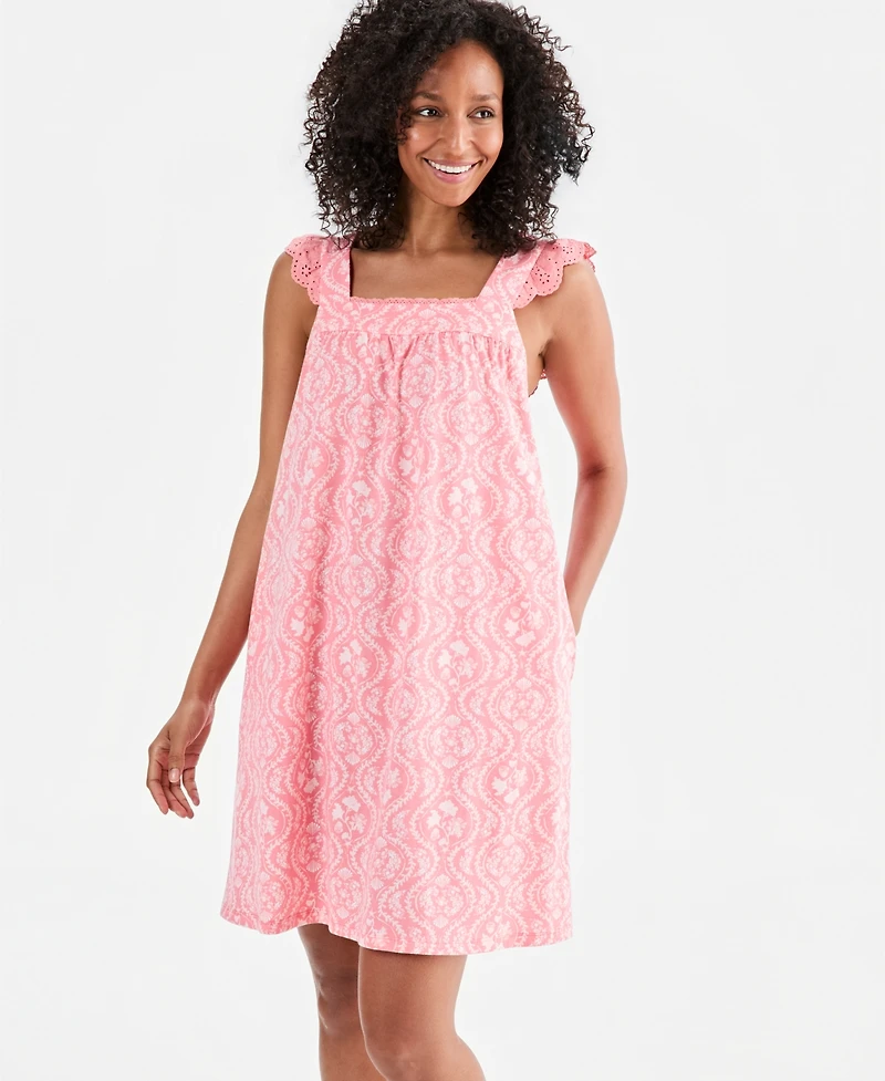 Charter Club Women's Ruffle Tank Chemise, Macy's Exclusive