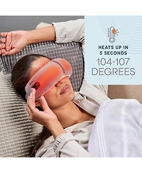 LifePro Eye Massager with Heat & Vibration - 4 Soothing Modes, Rechargeable, Bluetooth Music