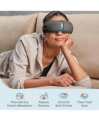 LifePro Eye Massager with Heat & Vibration - Fsa/Hsa Eligible, 4 Modes, Rechargeable, Bluetooth