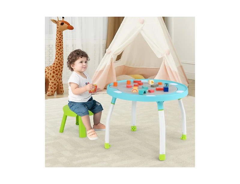 Slickblue Toddler 5-in-1 Baby Activity Center with Bounce Seat & Toys