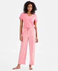 Charter Club Women's Knit Pajama Pants, Exclusively at Macy's