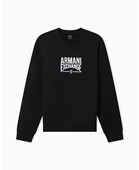 A|X Armani Exchange Men's Fleece Retro Crewneck