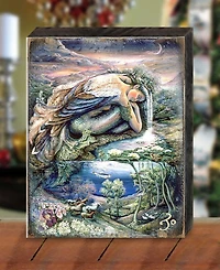 Designocracy Mer Angel Wall Wooden Decor by Josephine Wall