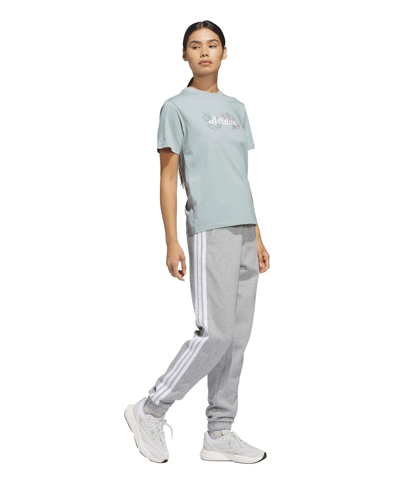 adidas Women's Wester Florals Graphic T-Shirt