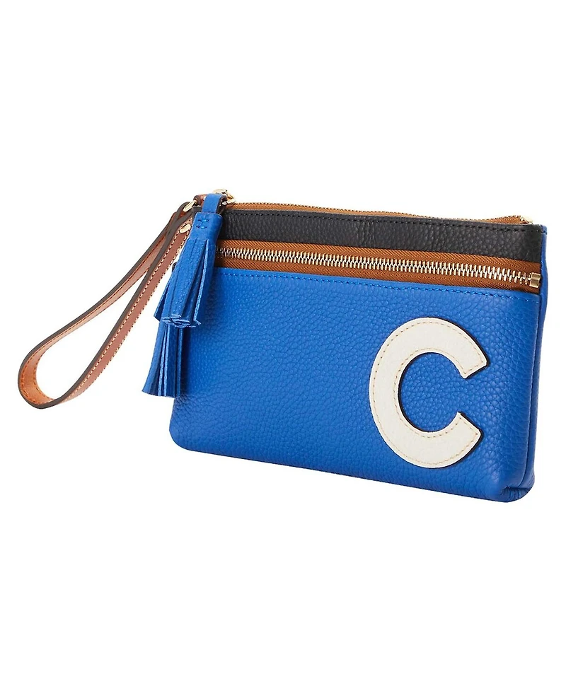 Dooney & Bourke Chicago Cubs Infield Double-Zip Wristlet