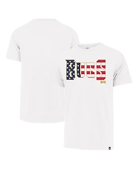 '47 Brand Men's White Tampa Bay Buccaneers Flag Script Franklin T-Shirt