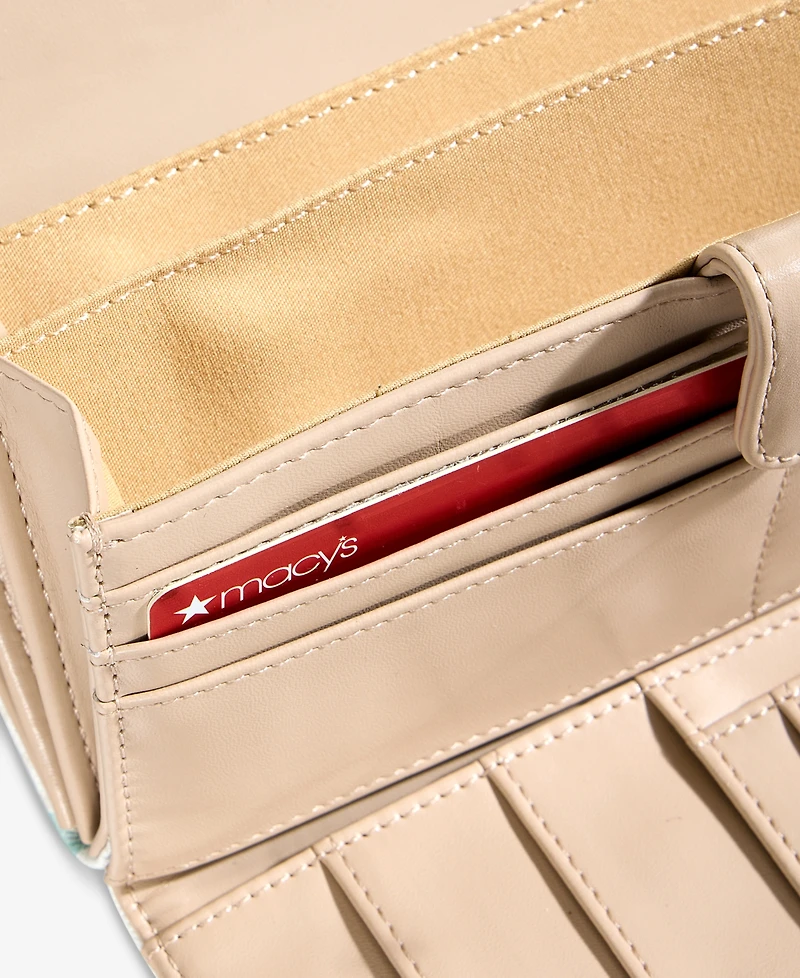 Giani Bernini Sea Print Receipt Manager Wallet, Macy's Exclusive - Under The Sea