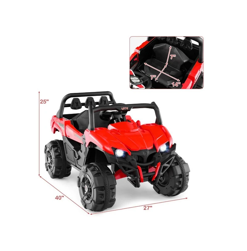 Hongge 12V Battery Powered Electric Vehicle with Remote Control and 3 Speeds