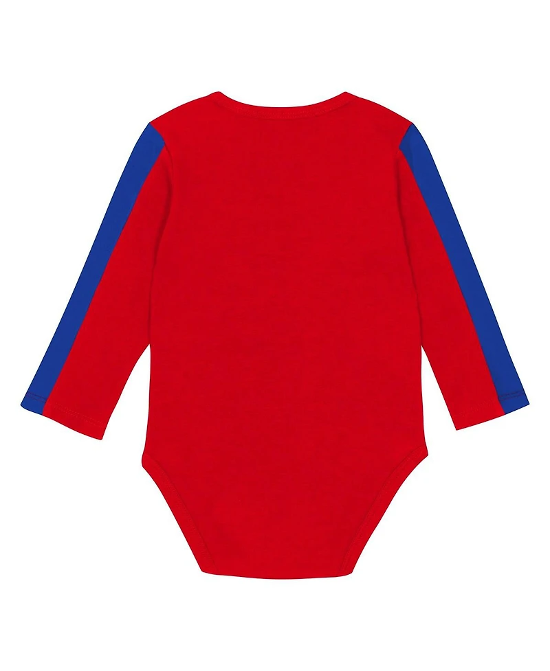 Outerstuff Newborn 3-Piece Philadelphia Phillies Double Down Bodysuit and Pants