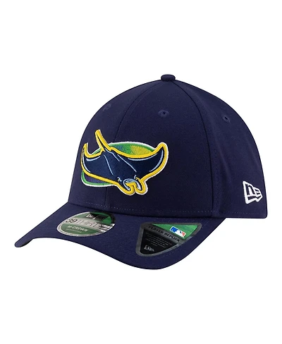 New Era Men's Navy Tampa Bay Rays Alternate Player Replica 39THIRTY M-Crown Flex Hat