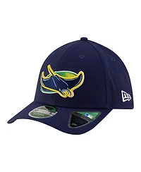 New Era Men's Navy Tampa Bay Rays Alternate Player Replica 39THIRTY M-Crown Flex Hat