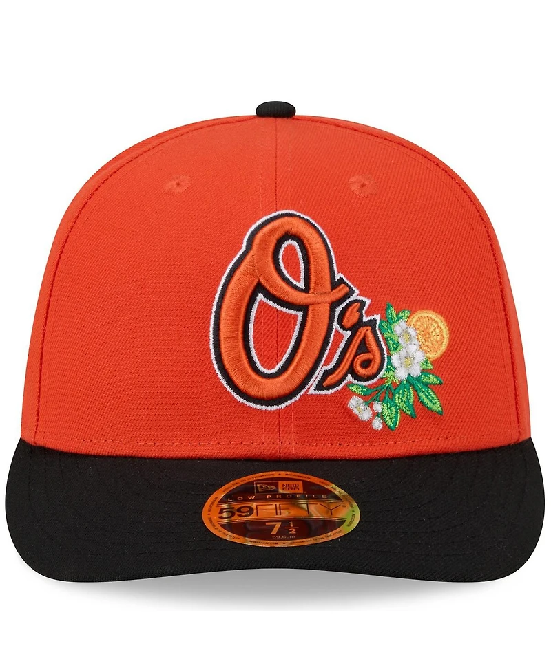 New Era Men's Orange/Black Baltimore Orioles 2026 Spring Training Low Profile 59FIFTY Fitted Hat