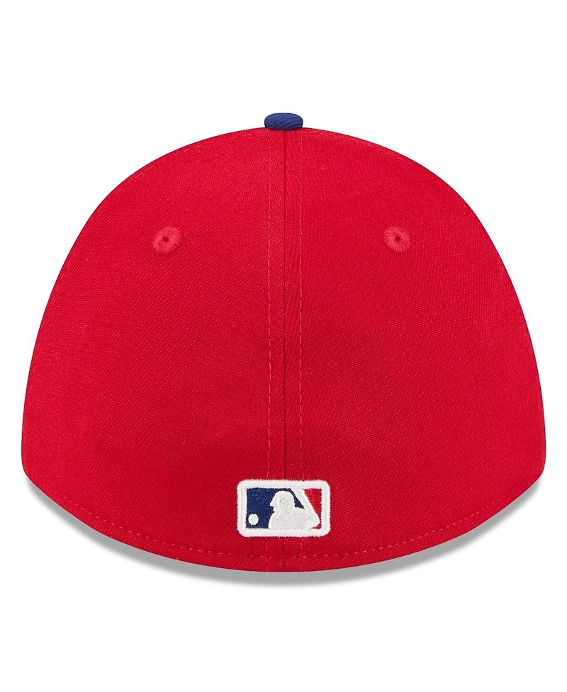 New Era Men's Red/Royal Philadelphia Phillies 2026 Spring Training M-Crown 39THIRTY Flex Hat