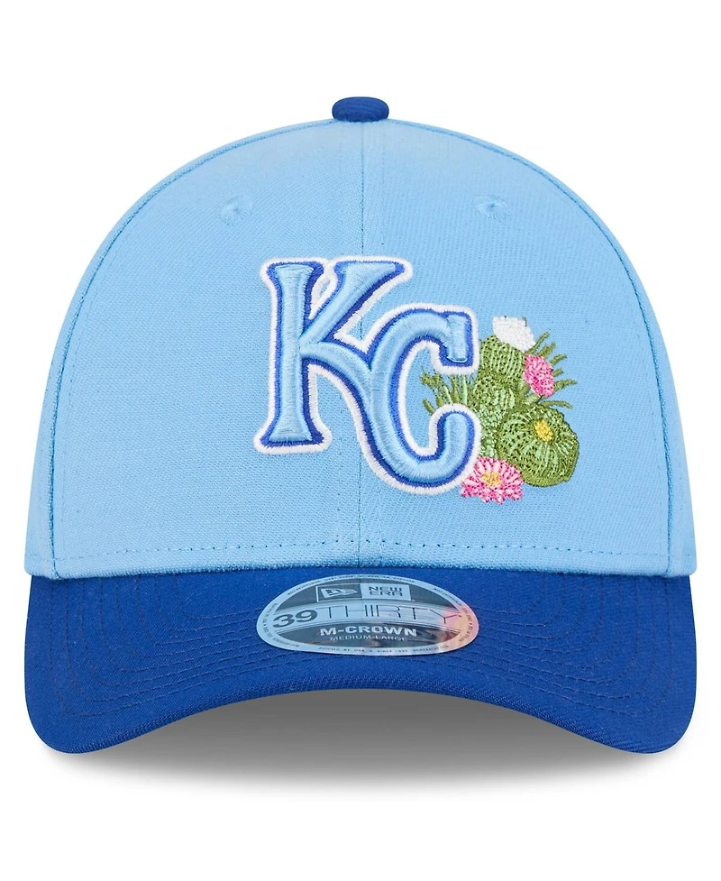 New Era Men's Light Blue/Royal Kansas City Royals 2026 Spring Training M-Crown 39THIRTY Flex Hat