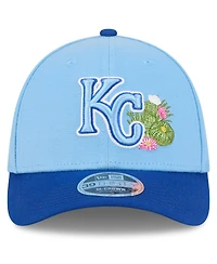 New Era Men's Light Blue/Royal Kansas City Royals 2026 Spring Training M-Crown 39THIRTY Flex Hat