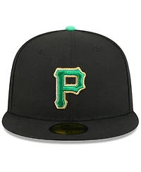 New Era Men's Black Pittsburgh Pirates 2026 St. Patrick's Day 59FIFTY Fitted Hat