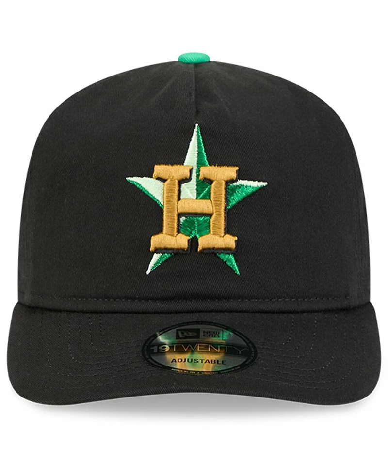 New Era Men's Black Houston Astros 2026 St. Patrick's Day 19TWENTY Adjustable Hat
