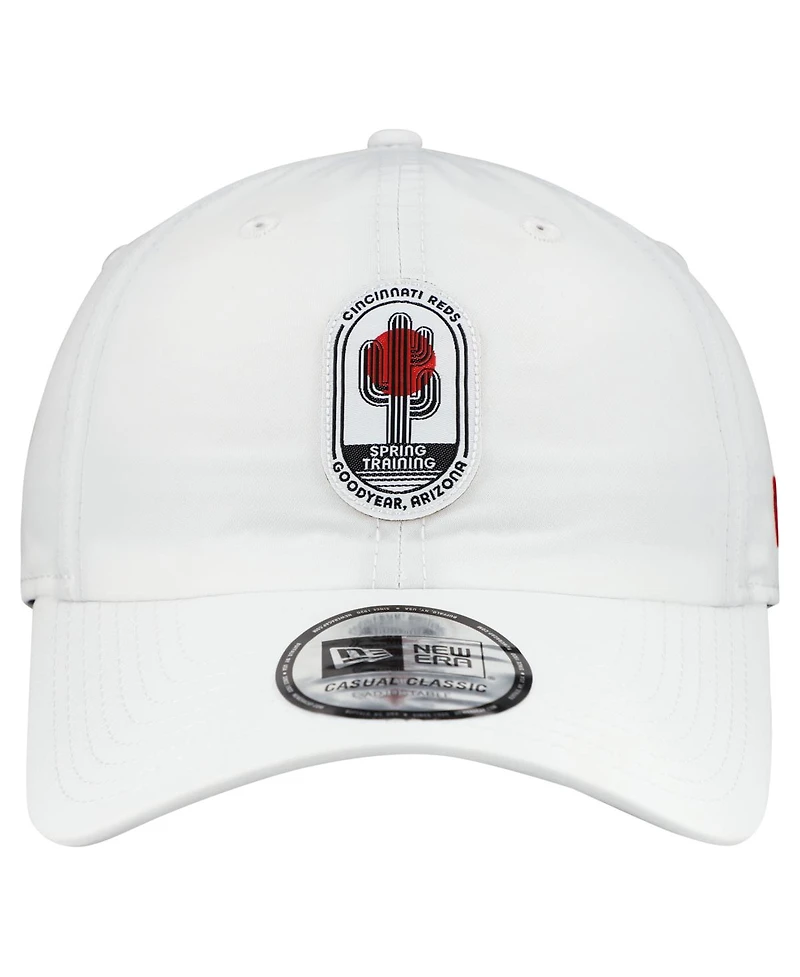 New Era Men's White Cincinnati Reds 2026 Spring Training Fan Pack Icon Casual Classic Adjustable Hat