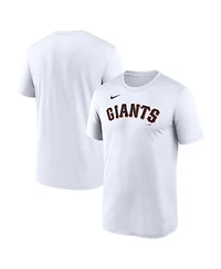 Nike Men's White San Francisco Giants New Legend Wordmark Dri-fit T-Shirt