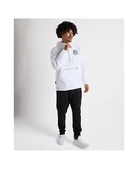 Charles River x New England Men's Patriots White Pack-n-Go Half-Zip Hoodie