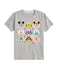 Disney Boys' Toddler 2T-5T Egg Character Grid Short-Sleeve Graphic T-Shirt