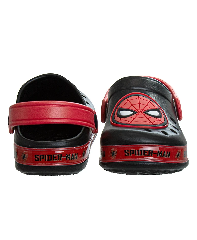 Spider-Man Toddler Marvel Spiderman Shoes, Eva Clogs, Water Shoes Pool Red and Blue Slip-On (Toddler 5-10 11-12 &pull on