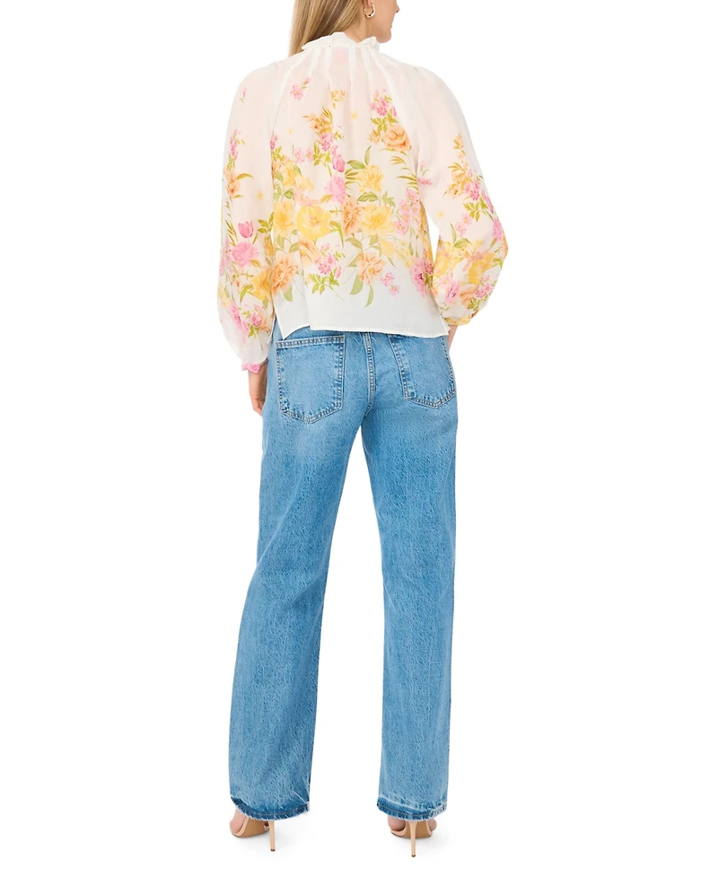 Vince Camuto Women's Raglan-Sleeve Button-Down Top