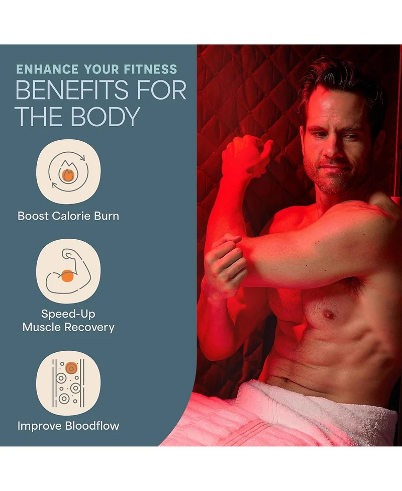 LifePro Portable Sauna Steamer Machine – Full Body Steam Sauna Box for Home, Steamer, Adjustable Heat, Timer & Light Therapy Infrared Sauna