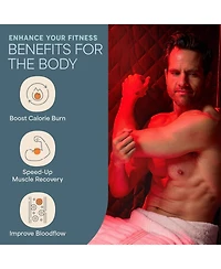 LifePro Portable Sauna Steamer Machine – Full Body Steam Sauna Box for Home, Steamer, Adjustable Heat, Timer & Light Therapy Infrared Sauna