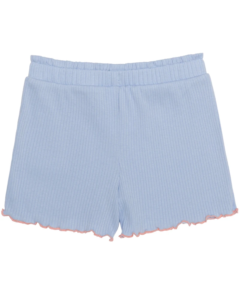 Hybrid Girls' 2T-6X Hello Kitty Short-Sleeve T-Shirt and Shorts, 2-Piece Set