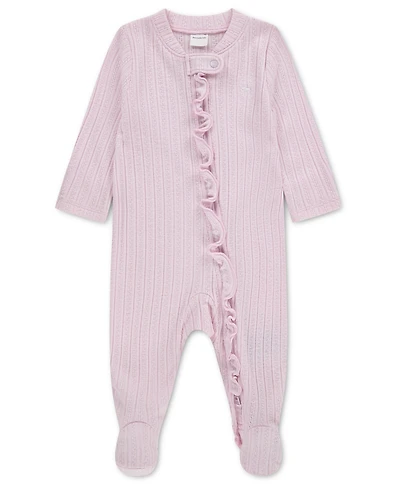 abercrombie kids Baby Girls' Footed Pointelle Coverall