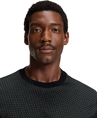 Boss by Hugo Men's Mercerized-Cotton Monogram T-Shirt