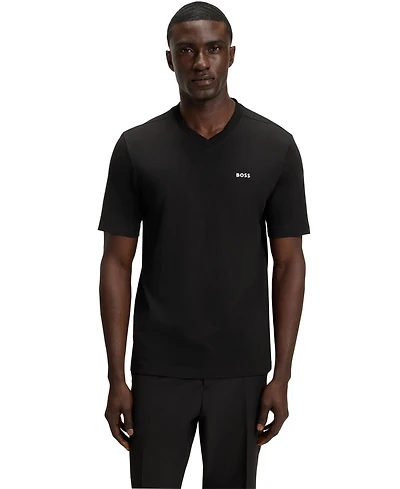 Boss by Hugo Men's Contrast Logo Regular-Fit T-Shirt