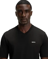 Boss by Hugo Men's Contrast Logo Regular-Fit T-Shirt