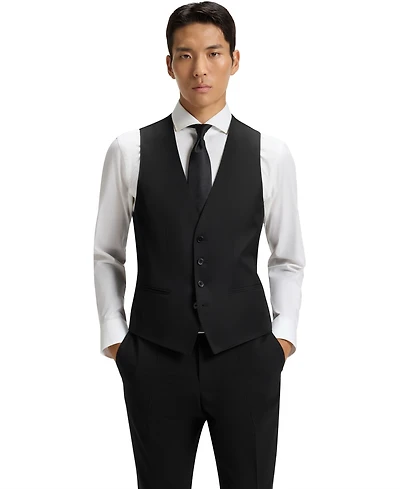 Boss Men's Single-Breasted Waistcoat